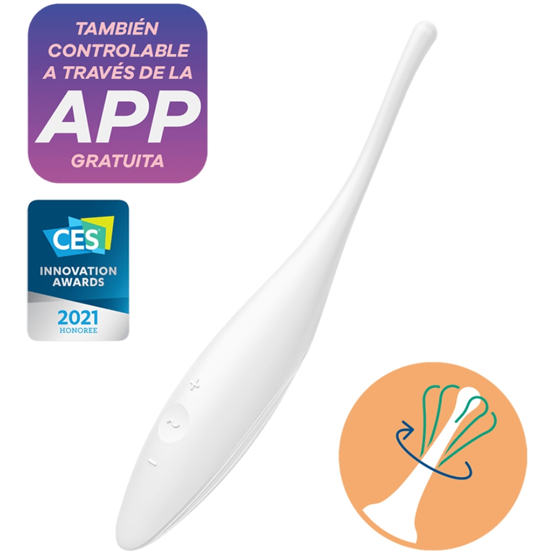 Twirling Joy Estimulador Clitoris Blanco