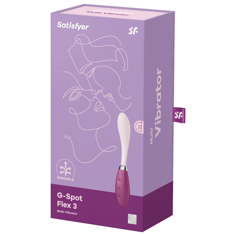 G-Spot Flex 3 Multi Vibrador Rojo
