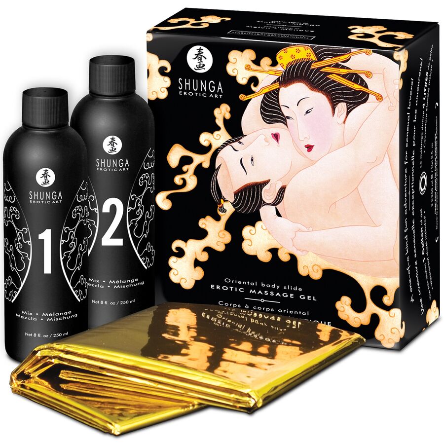 Gel De Masaje Erótico Cuerpo A Cuerpo Oriental Melon Mango
