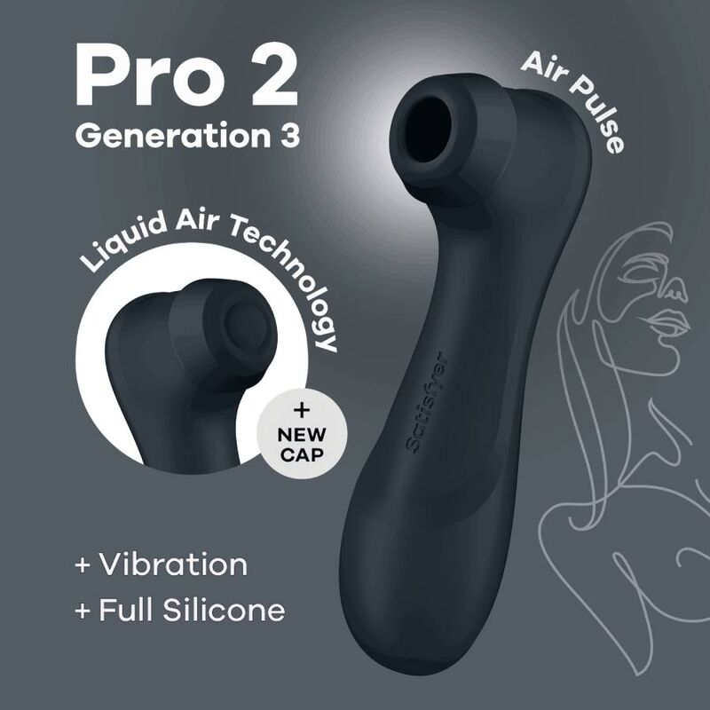 Pro 2 Generación 3 Liquid Air Technology Negro