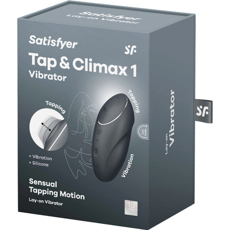 Tap & Climax 1 Vibrador Lay-On Negro