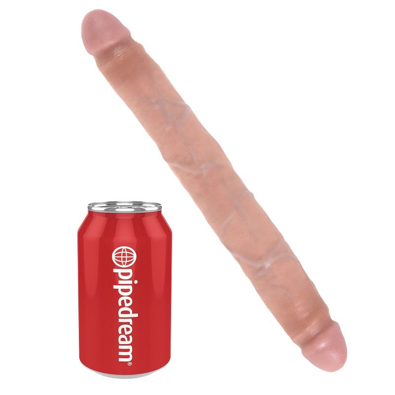 King Cock Dildo Doble Natural 30 Cm - SeXcalofríos - KING COCK