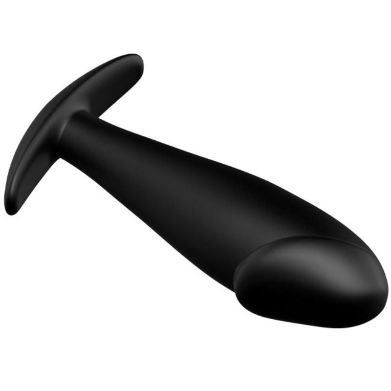 Plug Anal Silicona Forma Pene Negro - SeXcalofríos - PRETTY BOTTOM