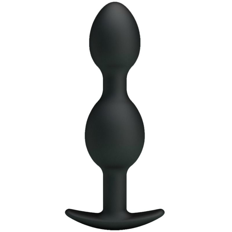 Bolas Anales Silicona 12.5 Cm NegroPRETTY BOTTOM