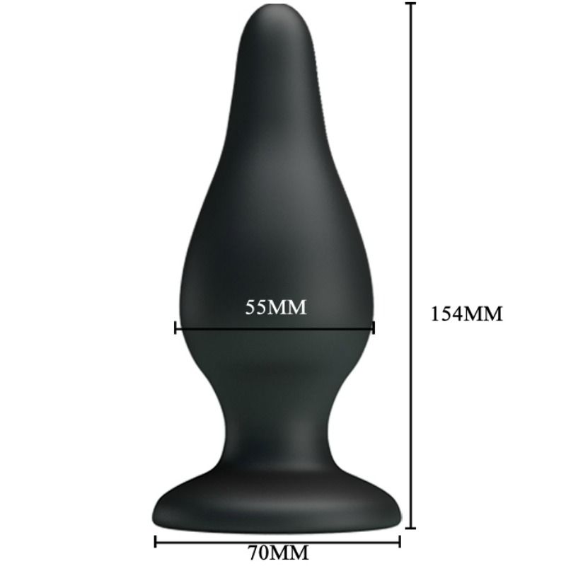 Bottom Plug Ergonomico Silicona 15.4 CmPRETTY BOTTOM