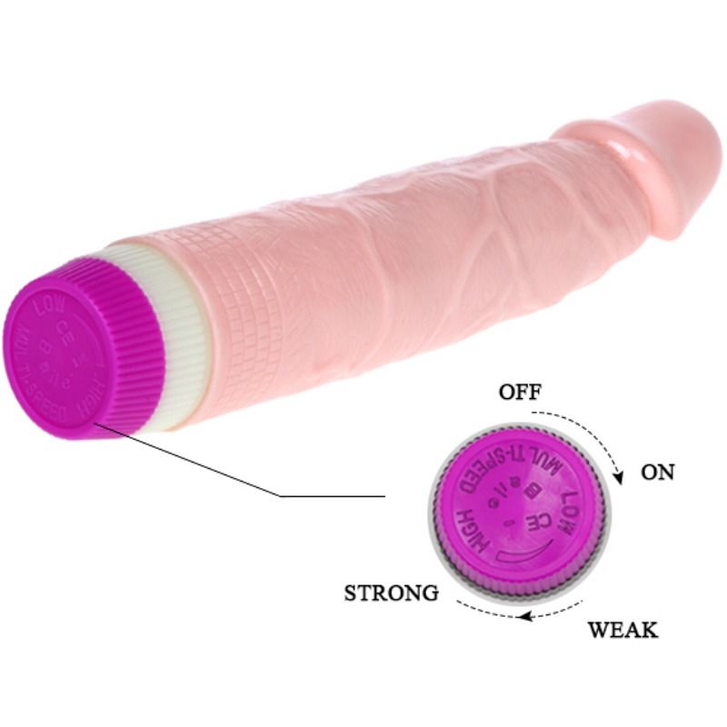 Vibrador Realistico Para Principiantes 21.5 Cm - SeXcalofríos - BAILE VIBRATORS