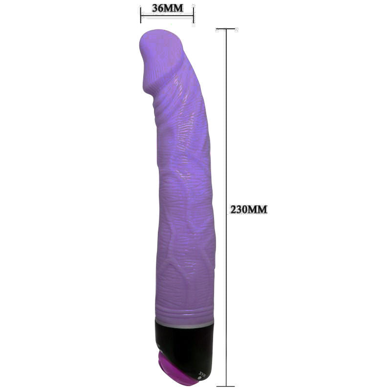 Baile Adour Club Vibrador Realistico 23 Cm Lila