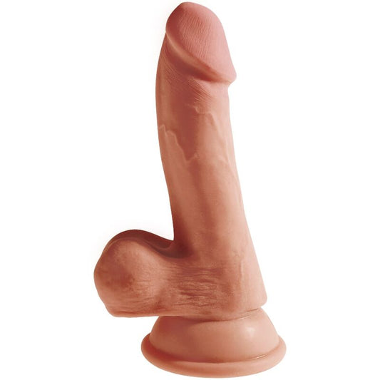 Plus 3D Dildo Con Testículos 17 Cm