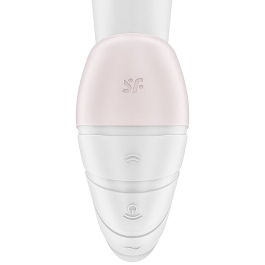 Supernova Estimulador Y Vibrador Blanco