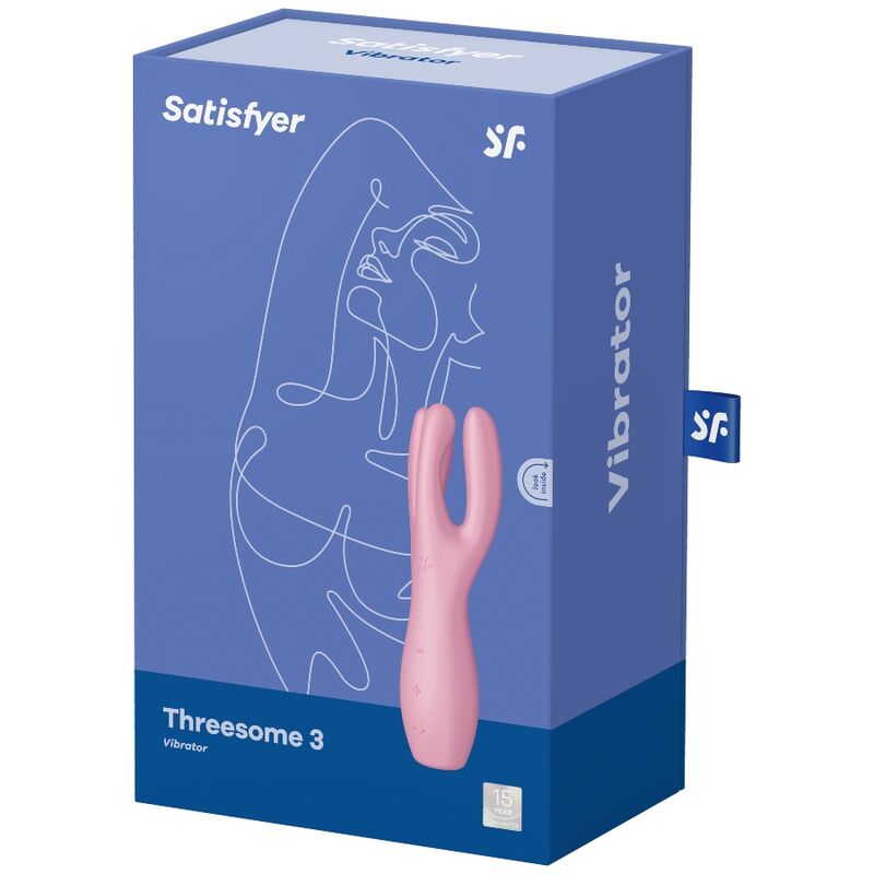 Threesome 3 Vibrador Rosa