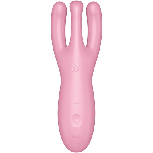 Threesome 4 Vibrador App Rosa