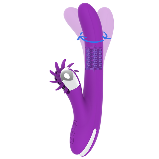 Vibrador Bunny Funny Rotador Recargable