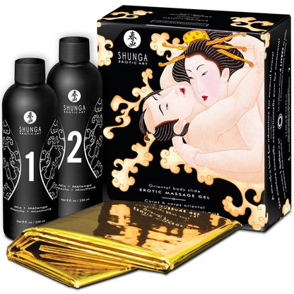 Gel De Masaje Erótico Cuerpo A Cuerpo Oriental Melon Mango