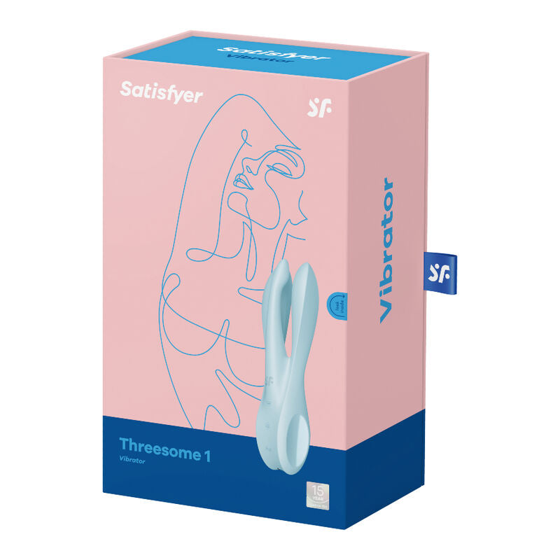 Threesome 1 Vibrador Azul