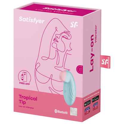 Tropical Tip Vibrador Lay-On Azul