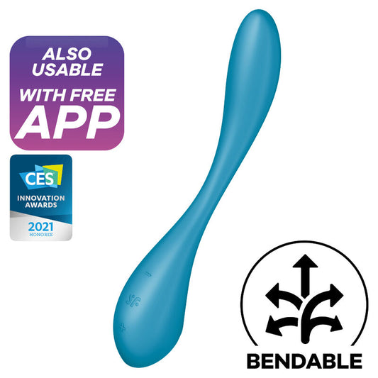 G-Spot Flex 5 Multi Vibrador Azul