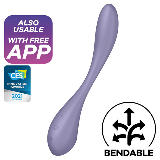 G-Spot Flex 5 Multi Vibrador Lila