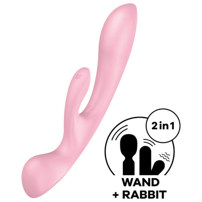 Triple Oh Vibrador Híbrido Rosa