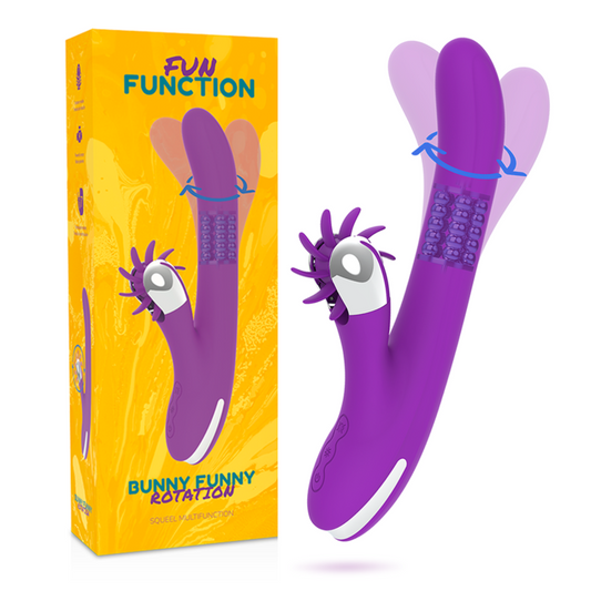 Vibrador Bunny Funny Rotador Recargable