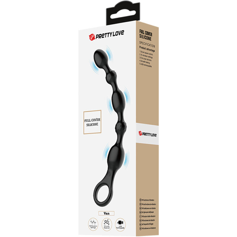 Van Bolas Anales 10 Vibraciones Recargable Silicona