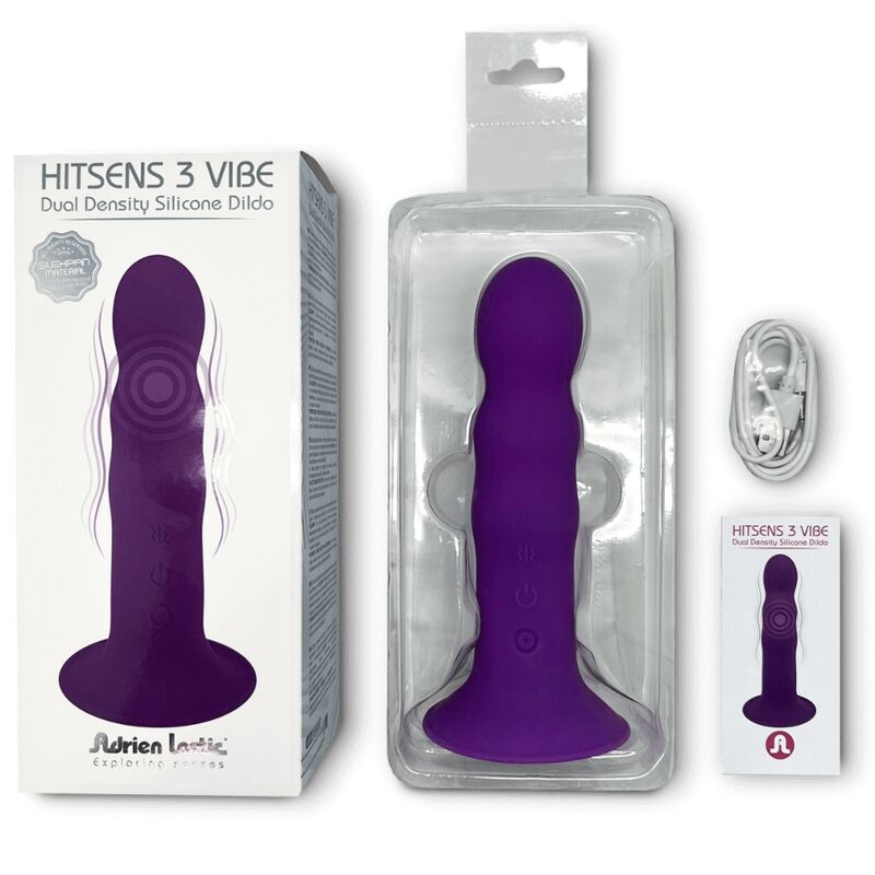 Hitsens Vibe 3 Dildo Silicona Violeta
