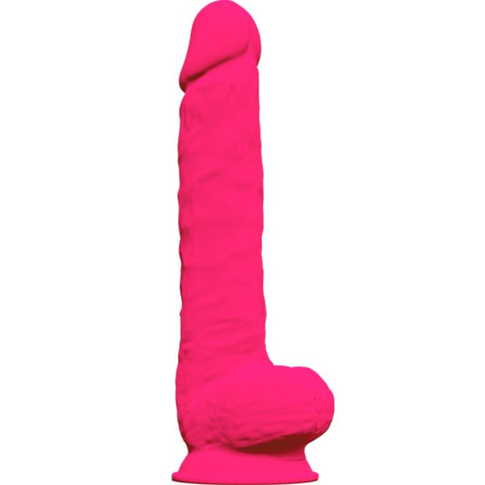 Modelo 1 Pene Realístico Silicona Premium Silexpan Fucsia 38 Cm