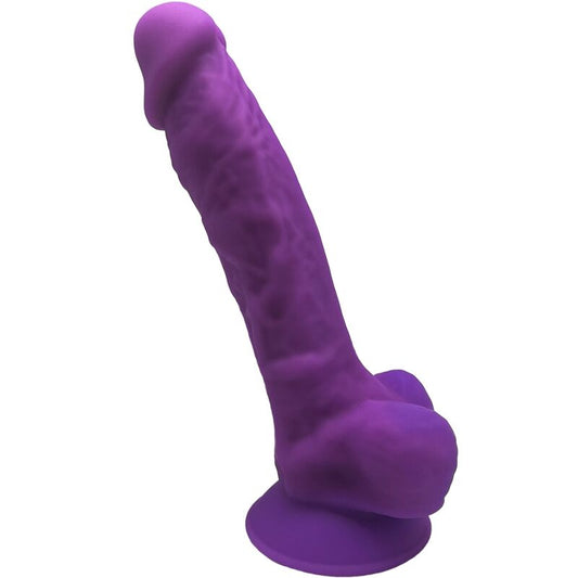 Modelo 1 Pene Realístico Silicona Premium Silexpan Violeta 17.5 Cm