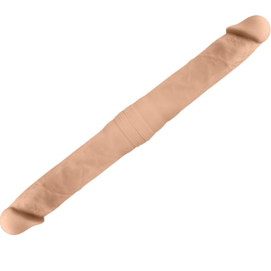 Pene Realístico Doble Silicona Premium Silexpan 42.5 Cm