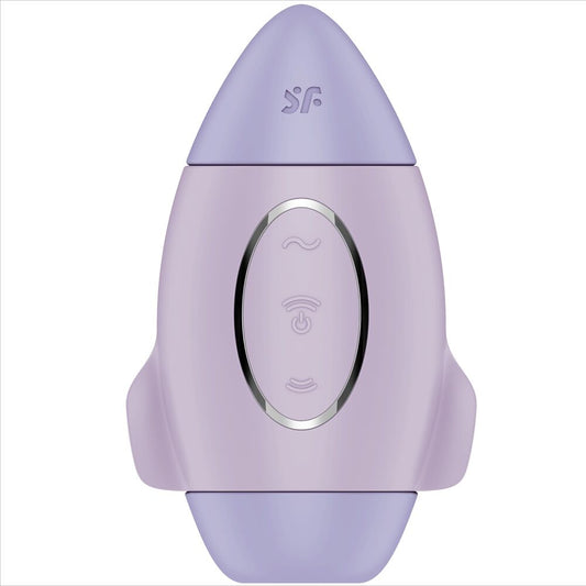 Mission Control Lila Vibrador Pequeño De Doble Impulso