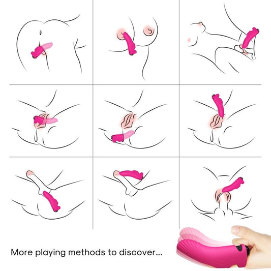Aurora Vibrador Dedal Fucsia