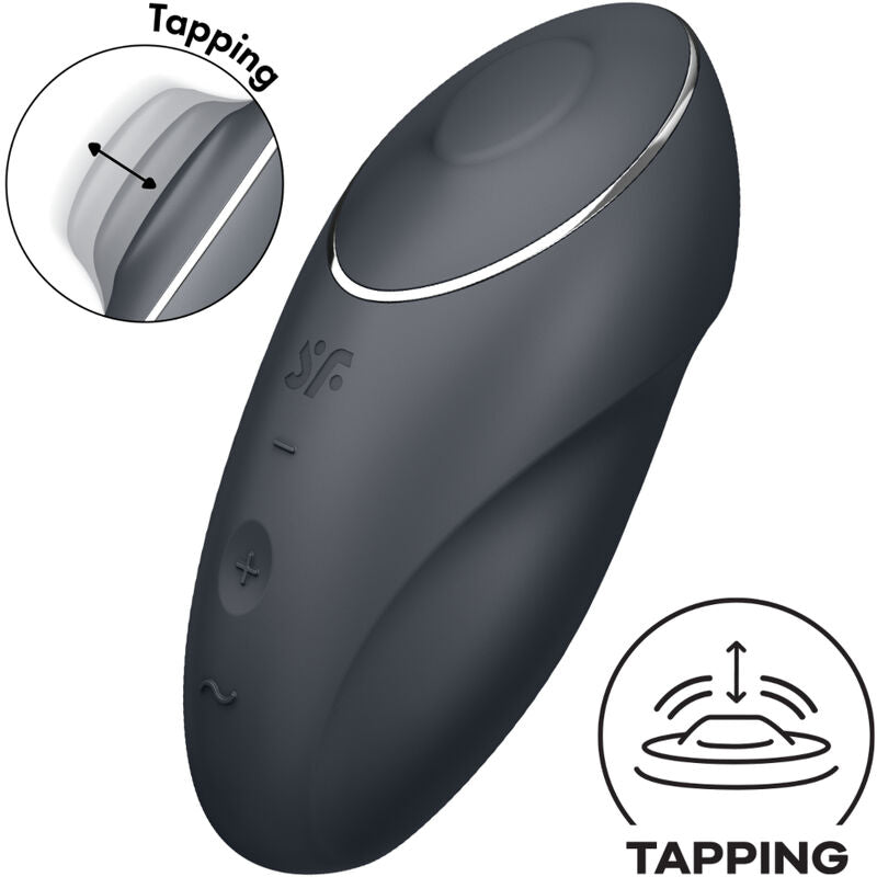 Tap & Climax 1 Vibrador Lay-On Negro