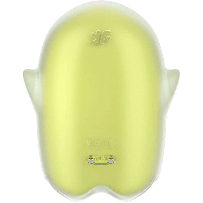 Glowing Ghost Air Pulse & Vibrador Amarillo