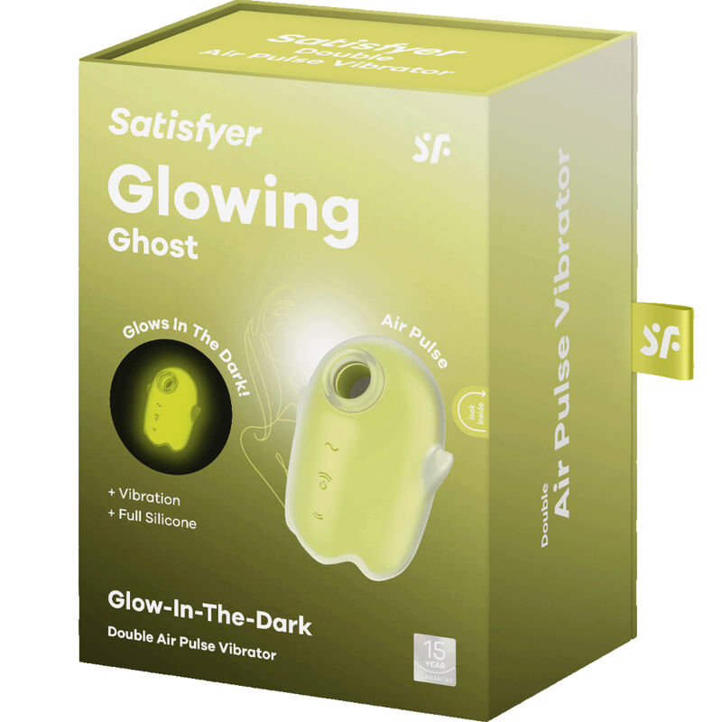 Glowing Ghost Air Pulse & Vibrador Amarillo