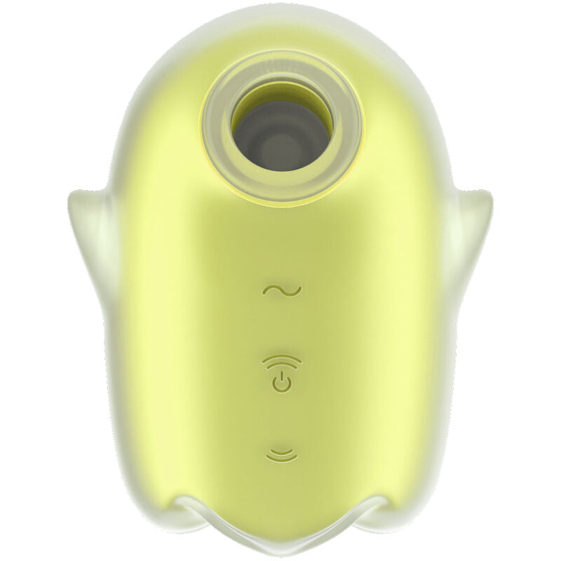 Glowing Ghost Air Pulse & Vibrador Amarillo