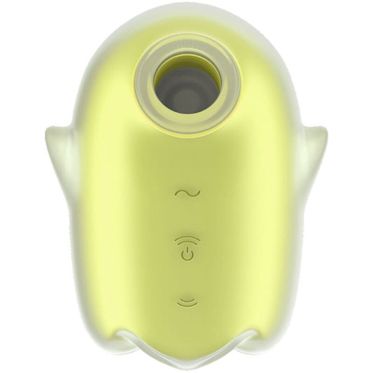 Glowing Ghost Air Pulse & Vibrador Amarillo