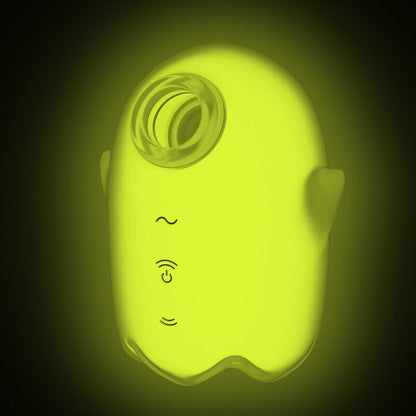 Glowing Ghost Air Pulse & Vibrador Amarillo