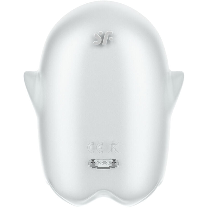 Glowing Ghost Air Pulse & Vibrador Blanco
