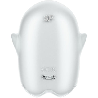 Glowing Ghost Air Pulse & Vibrador Blanco