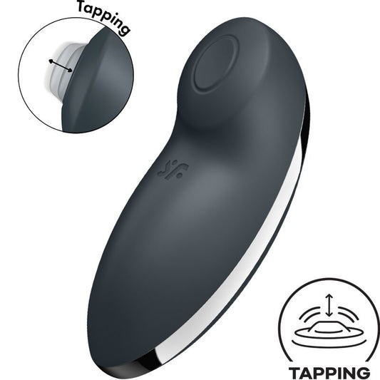 Tap & Climax 2 Vibrador & Estimulador Gris