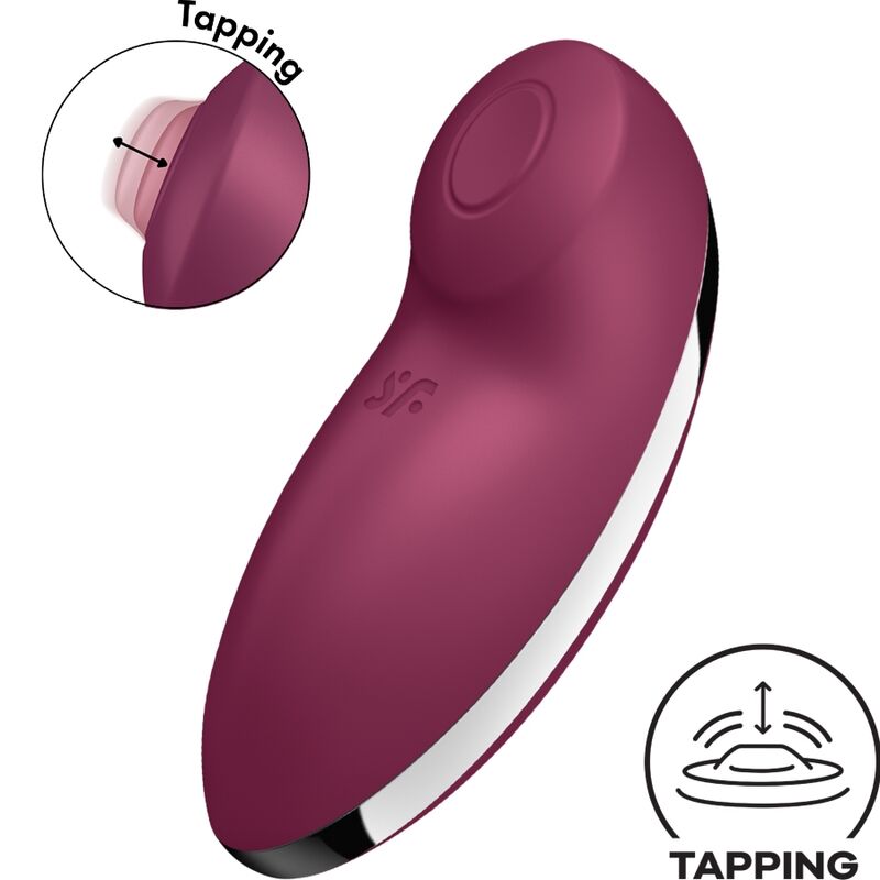 Tap & Climax 2 Vibrador & Estimulador Rojo