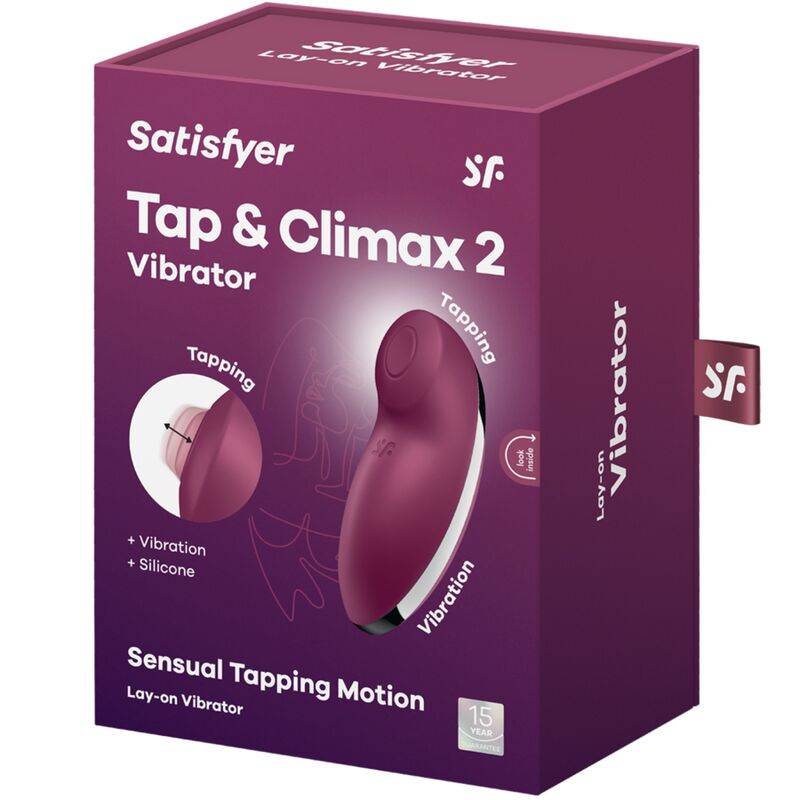 Tap & Climax 2 Vibrador & Estimulador Rojo