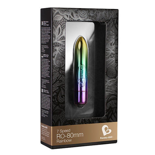 Vibrador Ro 80Mm 7 Velocidades Rainbow