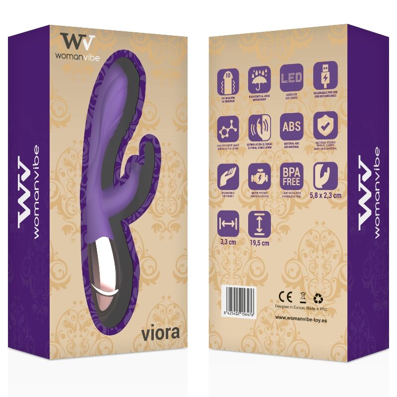 Womanvibe Viora Vibrador Recargable Silicona