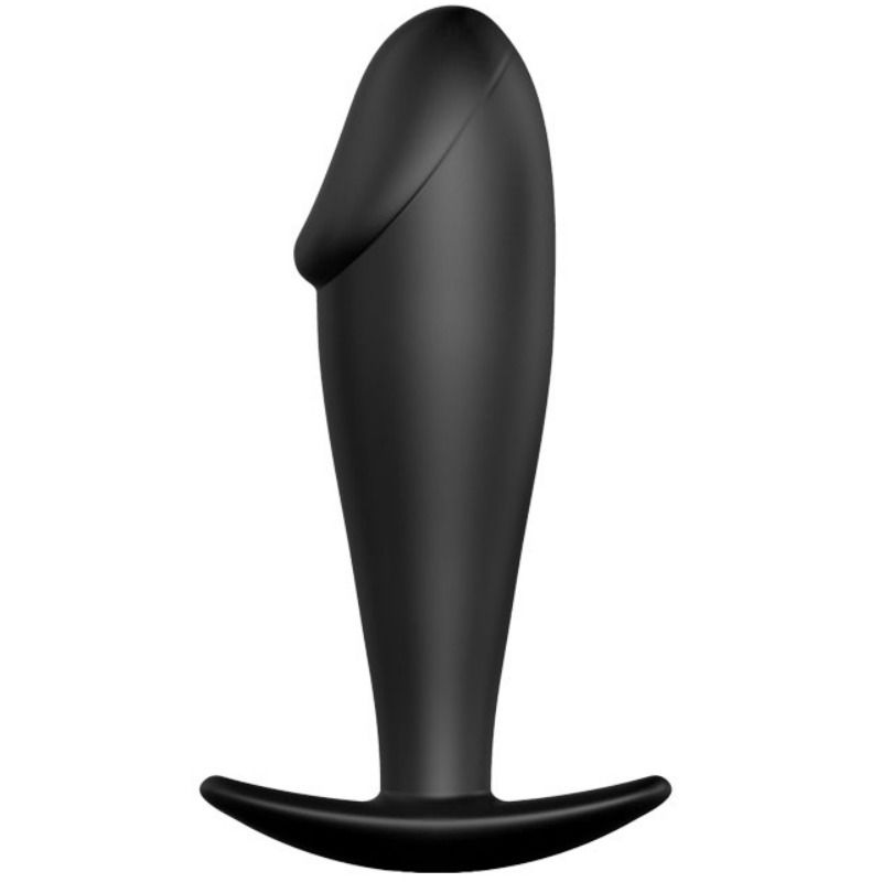 Plug Anal Silicona Forma Pene Negro - SeXcalofríos - PRETTY BOTTOM