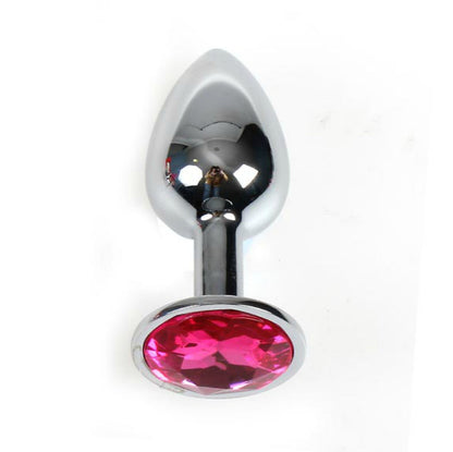 Plug Anal Aluminio Fucsia 7Cm - SeXcalofríos - SECRETPLAY