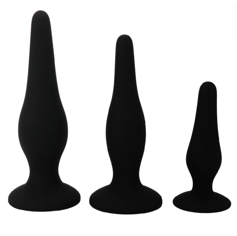 Pretty Bottom Kit Iniciacion Anal Plugs SiliconaPRETTY BOTTOM