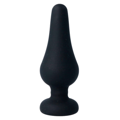 Anal Plug Pipo L Silicone Negro 13.5 Cm - SeXcalofríos - INTENSE TOYS