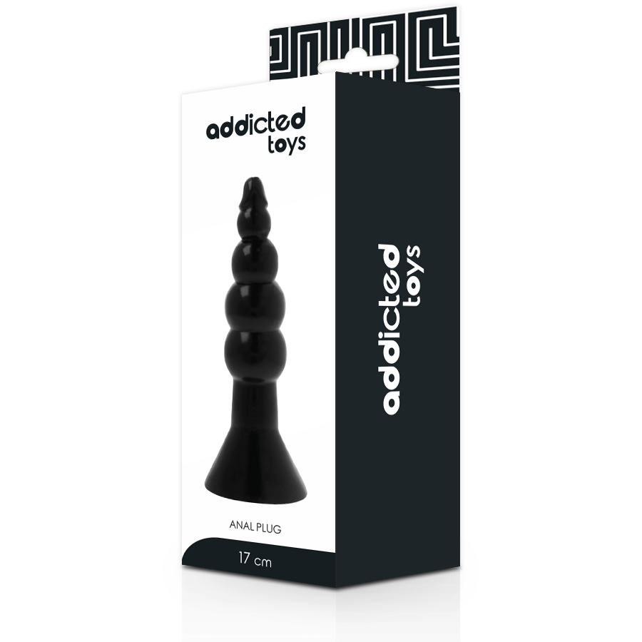 Plug Anal 17Cm Negro ADDICTED TOYS