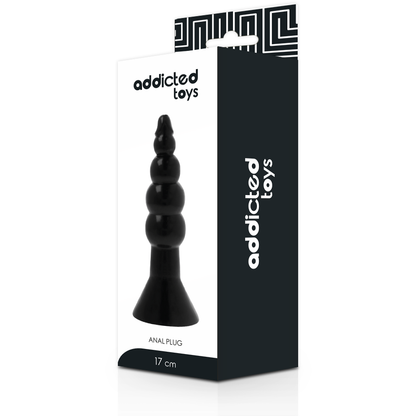 Plug Anal 17Cm Negro ADDICTED TOYS