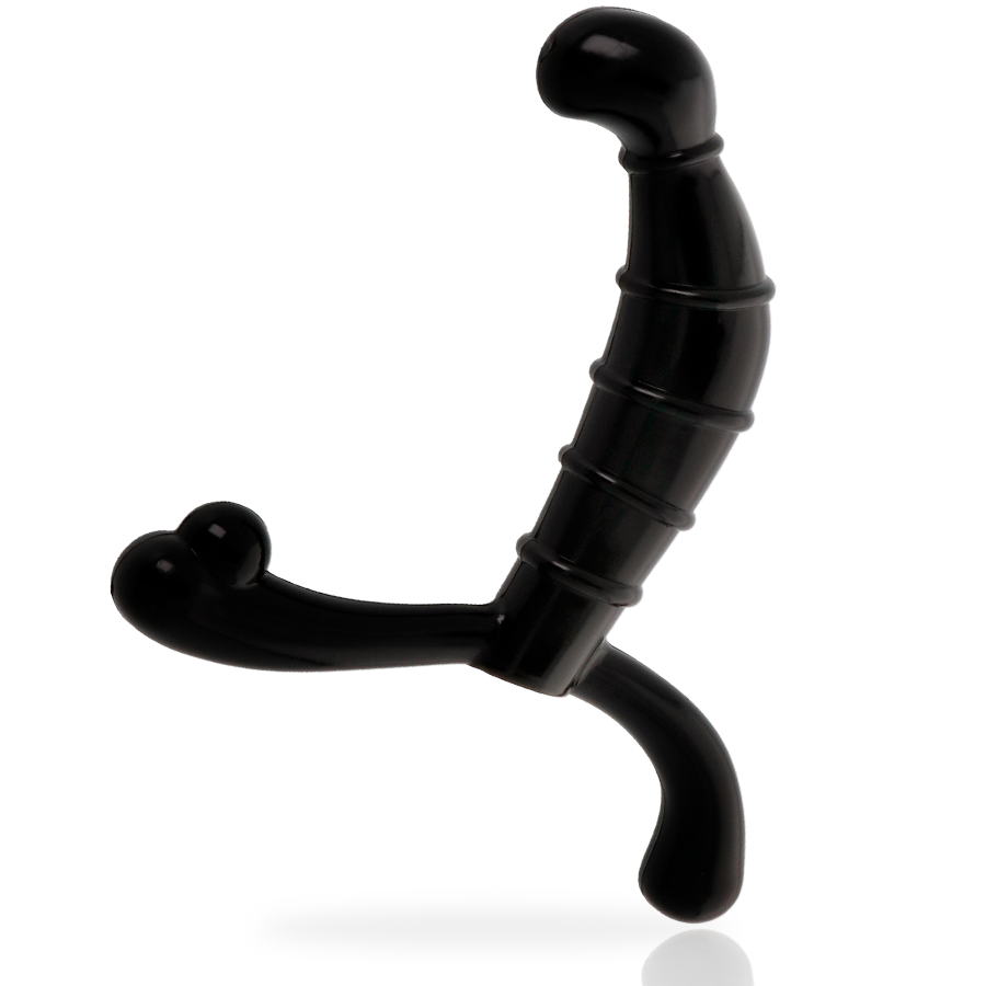 Estimulador Anal Placer Punto P Negro ADDICTED TOYS